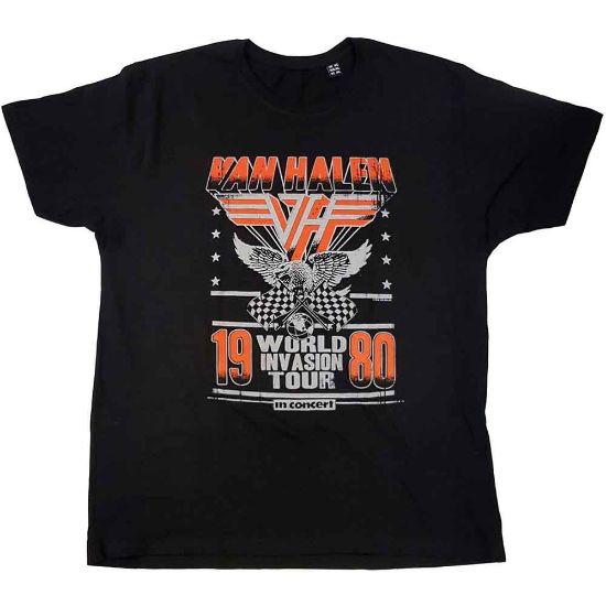 Picture of Van Halen Unisex T-Shirt: Invasion Tour '80