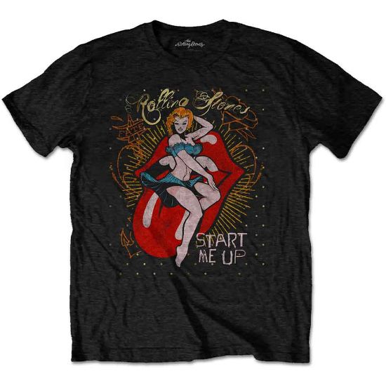 Picture of The Rolling Stones Unisex T-Shirt: Start me up