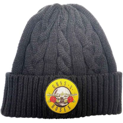 Picture of Guns N' Roses Unisex Beanie Hat: Circle Logo (Cable Knit)