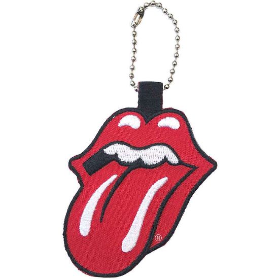 Picture of The Rolling Stones Keychain: Classic Tongue (Patch)