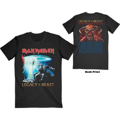 Picture of Iron Maiden Unisex T-Shirt: Two Minutes to Midnight Back Print