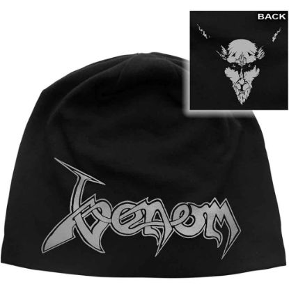 Picture of Venom Unisex Beanie Hat: Black Metal (Back Print)