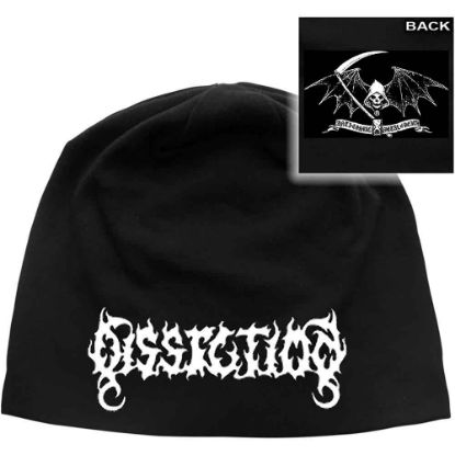 Picture of Dissection Unisex Beanie Hat: Logo/Reaper (Back Print)