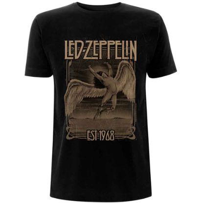 Picture of Led Zeppelin Unisex T-Shirt: Faded Falling