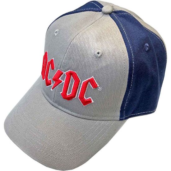 Picture of AC/DC Unisex Baseball Cap: Red Logo (2 Tone)