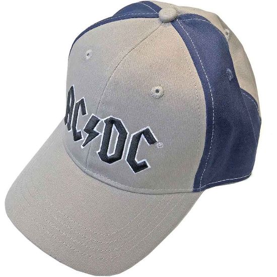 Picture of AC/DC Unisex Baseball Cap: Black Logo (2 Tone)