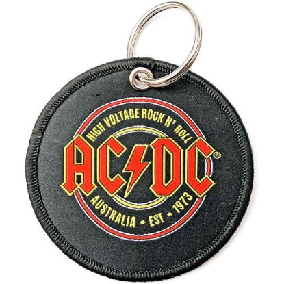 Picture of AC/DC Keychain: Est. 1973 (Double Sided Patch)