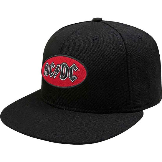 Picture of AC/DC Unisex Snapback Cap: Oval Logo