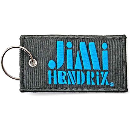 Picture of Jimi Hendrix Keychain: Stencil Logo (Double Sided Patch)