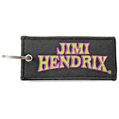 Picture of Jimi Hendrix Keychain: Arched Logo (Double Sided Patch)