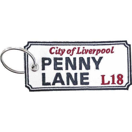 Picture of Rock Off Keychain: Penny Lane Liverpool Sign (Double Sided)