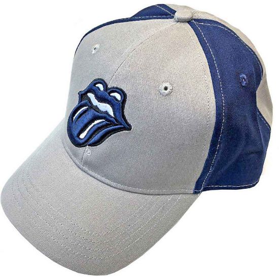 Picture of The Rolling Stones Unisex Baseball Cap: Navy Tongue (2 Tone)