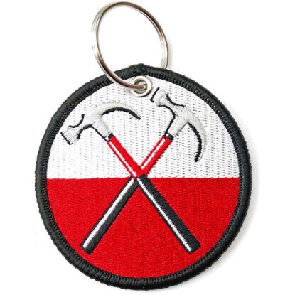 Picture of Pink Floyd Keychain: The Wall Hammers Circle (Double Sided Patch)