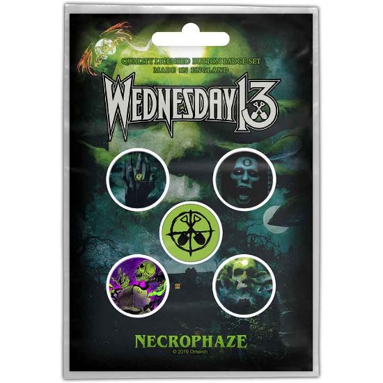 Picture of Wednesday 13 Button Badge Pack: Necrophaze