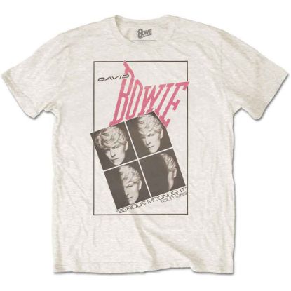 Picture of David Bowie Unisex T-Shirt: Serious Moonlight