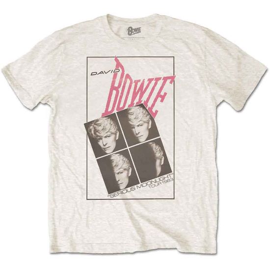 Picture of David Bowie Unisex T-Shirt: Serious Moonlight