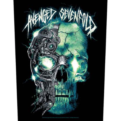 Picture of Avenged Sevenfold Back Patch: Mechanical Skull