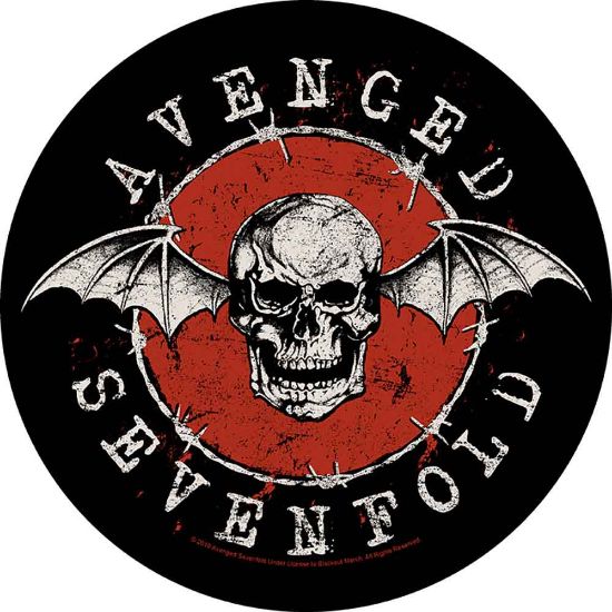 Picture of Avenged Sevenfold Back Patch: Distressed Skull