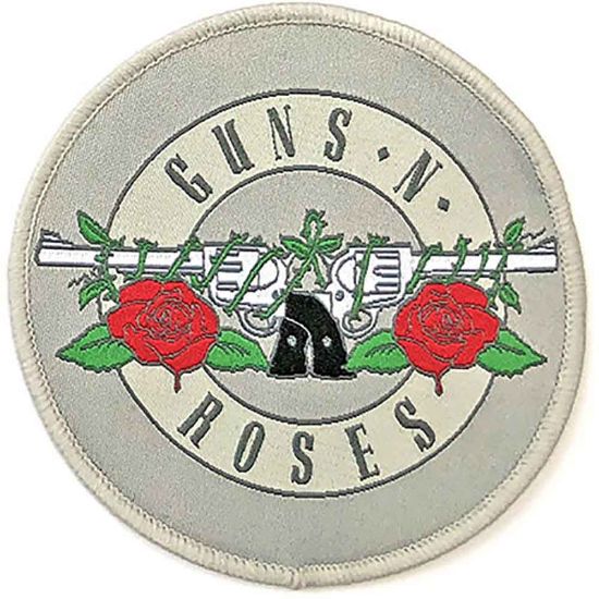 Picture of Guns N' Roses Woven Patch: Silver Circle Logo (Standard) 