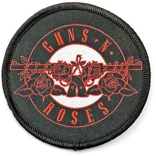 Picture of Guns N' Roses Printed Patch: Red Circle Logo (Standard) 