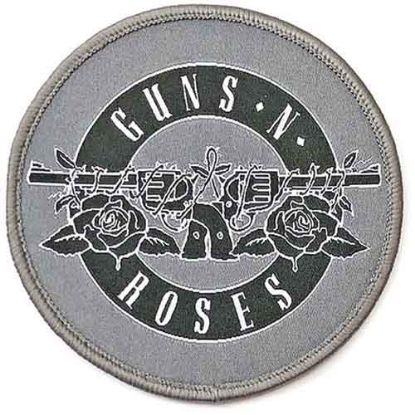 Picture of Guns N' Roses Printed Patch: White Circle Logo (Standard) 