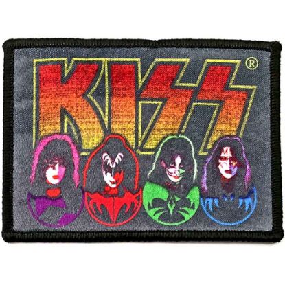 Picture of KISS Printed Patch: Faces & Icons (Standard) 