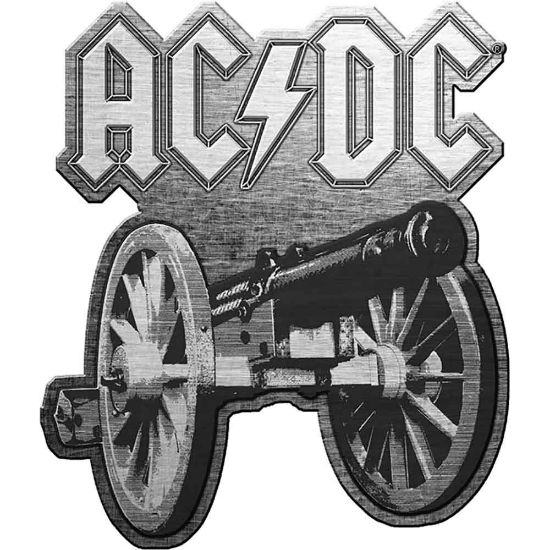 Picture of AC/DC Pin Badge: For Those About To Rock (Die-Cast Relief)