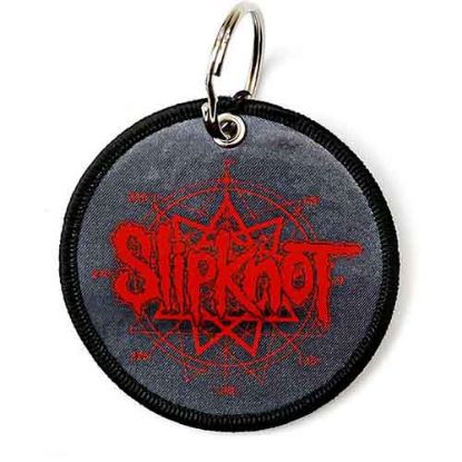 Picture of Slipknot Keychain: Logo & Nonagram (Double Sided Patch)