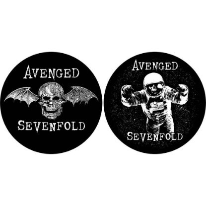 Picture of Avenged Sevenfold Turntable Slipmat Set: Death Bat / Astronaut