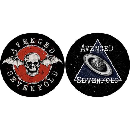 Picture of Avenged Sevenfold Turntable Slipmat Set: Skull / Space