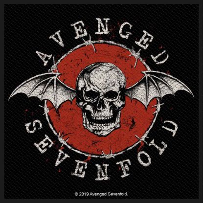 Picture of Avenged Sevenfold Woven Patch: Distressed Skull (Standard)