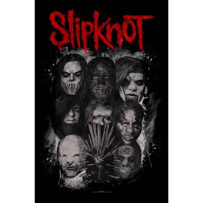 Picture of Slipknot Textile Poster: Masks