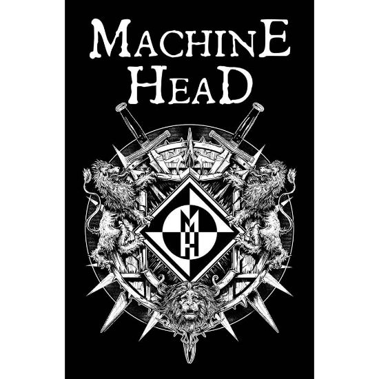 Picture of Machine Head Textile Poster: Crest