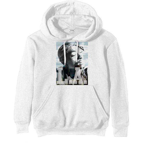 Picture of Tupac Unisex Pullover Hoodie: LA Skyline