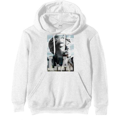 Picture of Tupac Unisex Pullover Hoodie: LA Skyline (XX-Small)