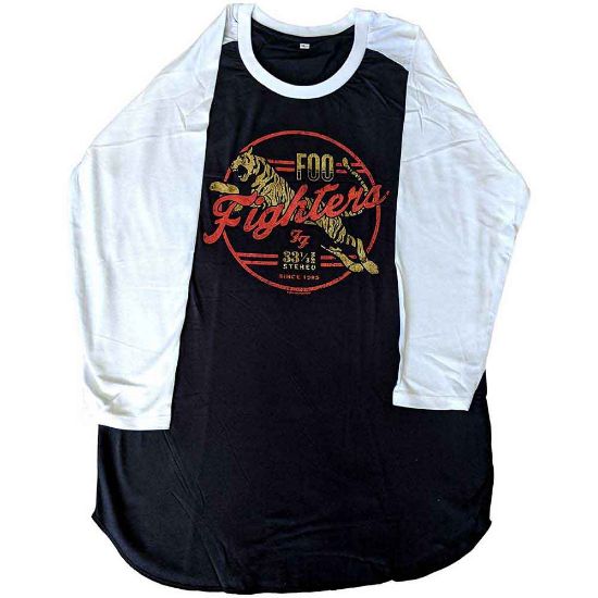 Picture of Foo Fighters Unisex Raglan T-Shirt: Tiger