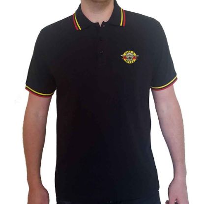 Picture of Guns N' Roses Unisex Polo Shirt: Classic Logo (Medium)