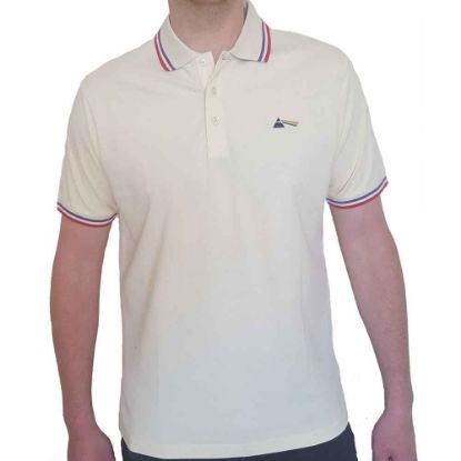 Picture of Pink Floyd Unisex Polo Shirt: Dark Side of the Moon Prism