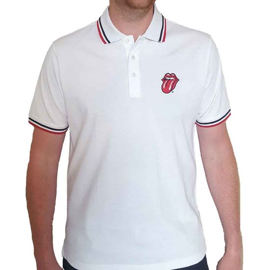 Picture of The Rolling Stones Unisex Polo Shirt: Classic Tongue