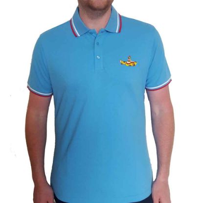 Picture of The Beatles Unisex Polo Shirt: Yellow Submarine (Small)