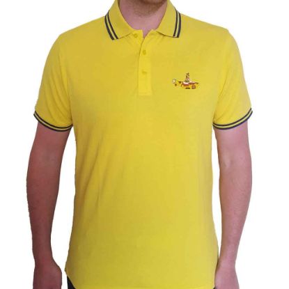 Picture of The Beatles Unisex Polo Shirt: Yellow Submarine