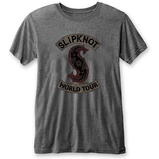 Picture of Slipknot Unisex Burnout T-Shirt: World Tour