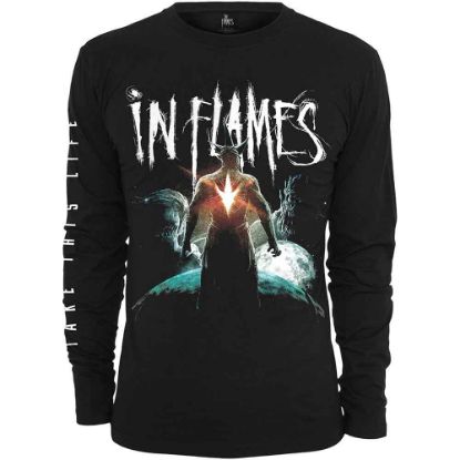 Picture of In Flames Unisex Long Sleeve T-Shirt: Take This Life Sleeve Print