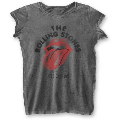 Picture of The Rolling Stones Ladies Burnout T-Shirt: New York City 75