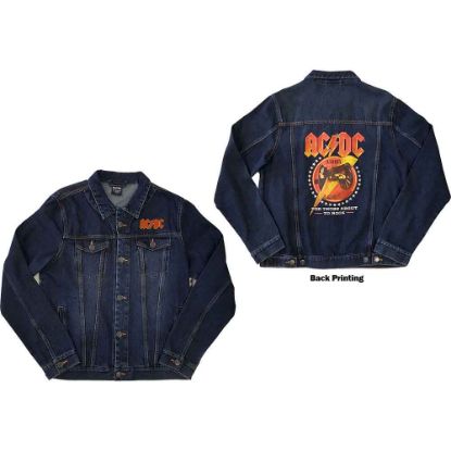 Picture of AC/DC Unisex Denim Jacket: About To Rock (Back Print)