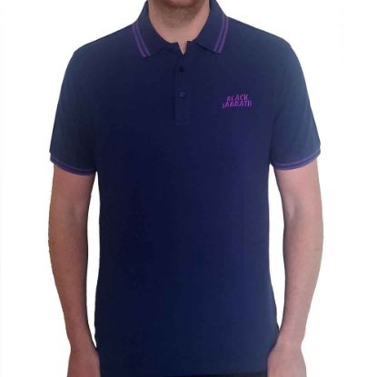 Picture of Black Sabbath Unisex Polo Shirt: Wavy Logo