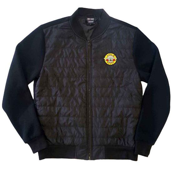 Picture of Guns N' Roses Unisex Quilted Jacket: Classic Logo (Small)