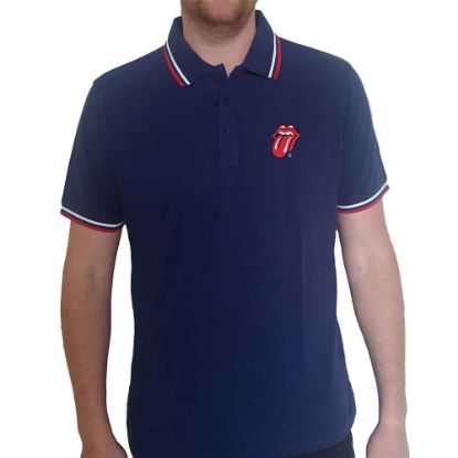 Picture of The Rolling Stones Unisex Polo Shirt: Classic Tongue