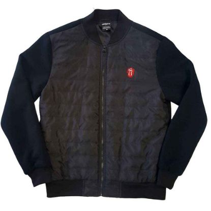 Picture of The Rolling Stones Unisex Quilted Jacket: Classic Tongue (Small)