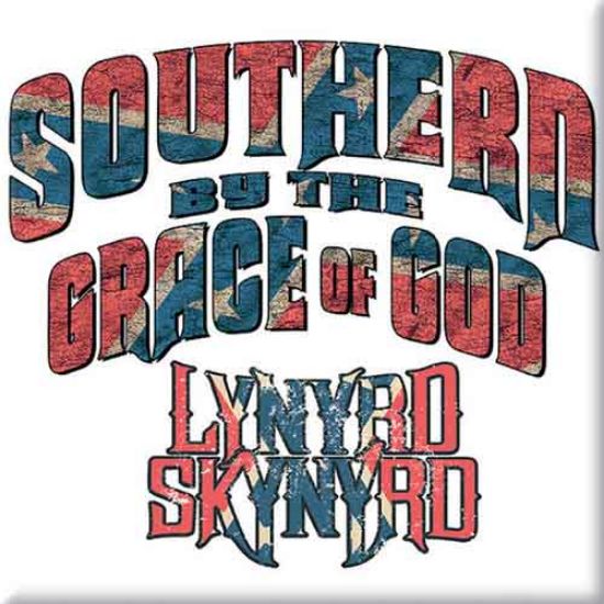 Picture of Lynyrd Skynyrd Fridge Magnet: Southern By The Grace Of God